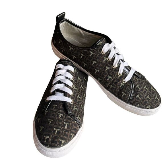 Tommy Hilfiger Logo Lace-Up Shoes -Sz 9 - Picture 1 of 10